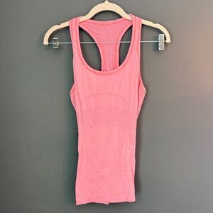 lululemon athletica Coral Pink Racerback Tank